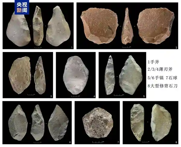 【重磅发现】中原大地惊现10万年前阿舍利石器组合：揭秘远古人类智慧之光