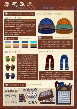 文创大赛华彩赛道亮点作品：《彝气飞羊》——解锁彝族文化魅力的旅游文创大礼包！