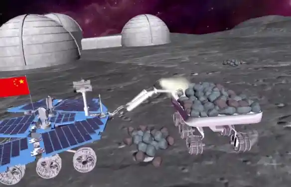 中国首创！仿生六足太空采矿机器人震撼登场