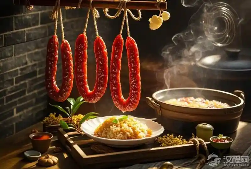 《同是腊味，广式香肠的甜与湘西熏肉的咸背后藏着什么秘密？》