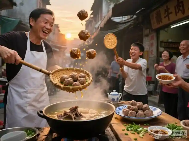 潮汕牛肉丸竟能当乒乓球弹？纯手工捶打40分钟，这狠活值不值？