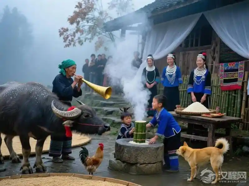 毛南族分龙节杀牛留角之谜：古老习俗背后的神秘寓意